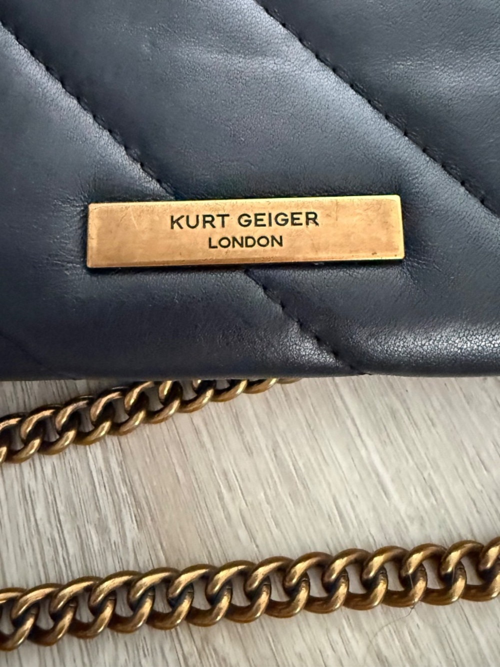 KURT GEIGER London Women’s Soho Black Leather Wallet/Crossbody Purse - Picture 6 of 15